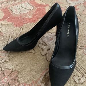 Via Spiga suede heels. 3 1/2. Barely worn.